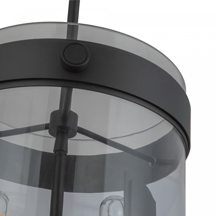 Dahlia 3 Light Pendant, Black