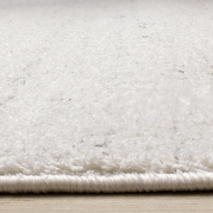 Surrey White Grey Speckled Rug, 3'11\" x 5'7\" Indoor Area Rug