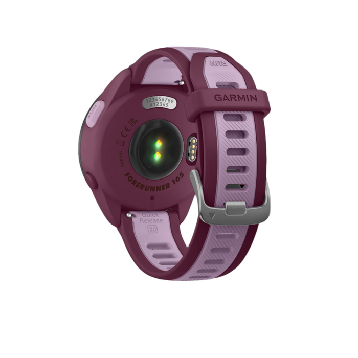 Garmin Forerunner® 165 Gps Smartwatch - Health Tracking With Amoled Display - Berry/lilac