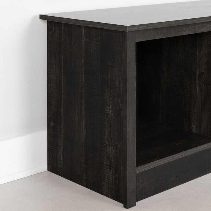 Toza Mudroom Storage Bench - Rubbed Black