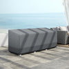 Outsunny Patio Furniture Covers Waterproof 600D, 75" x 28.3" x 29.9", Grey