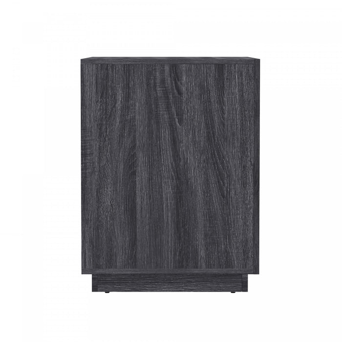 Soren Contemporary 32\" Nightstand in Charcoal Gray (1-Drawer)