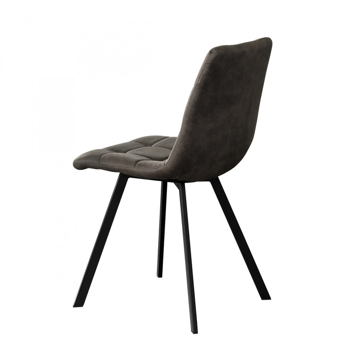 Foster Grey Microfiber Upholstered Dining Chair (Set of 2)