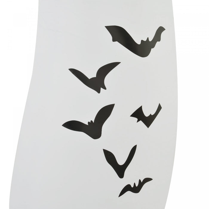 Outsunny 8ft Inflatable Halloween Ghost With Bats, Led Yard Display