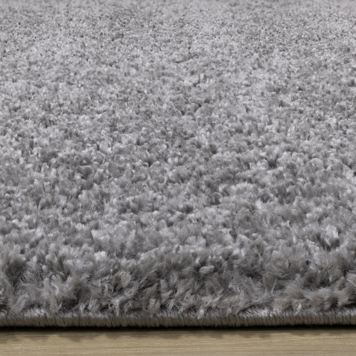 Taylor Dark Grey Comfort Shag Rug, 6'7\" x 9'6\" Indoor Area Rug