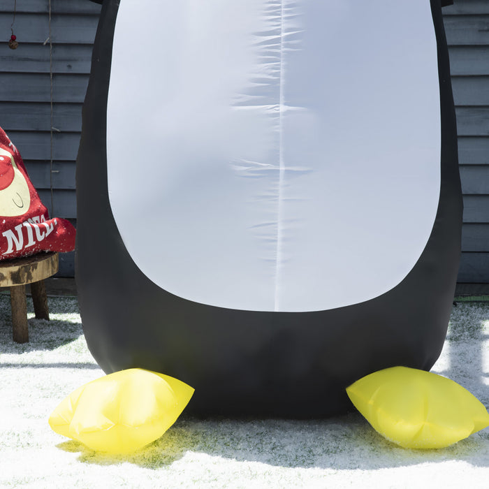Homcom 8ft Penguins Inflatable Christmas Decoration