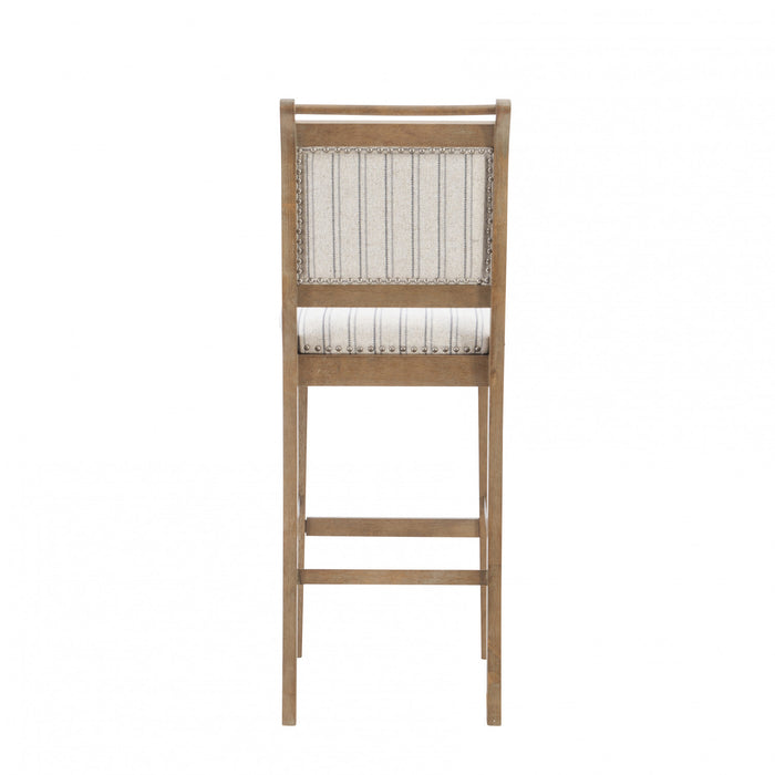 Emmy Fabric Barstool - Grey