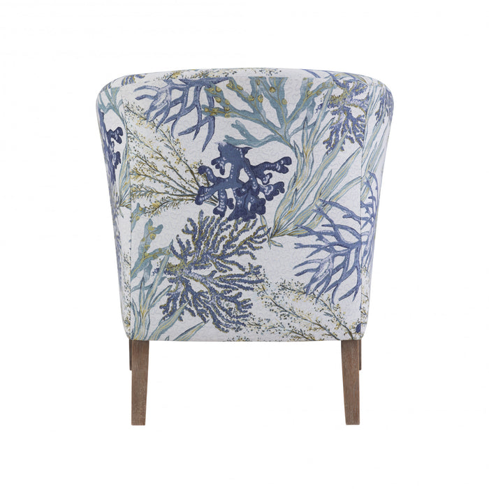 Simon Fabric Oceanside Accent Chair - Grey