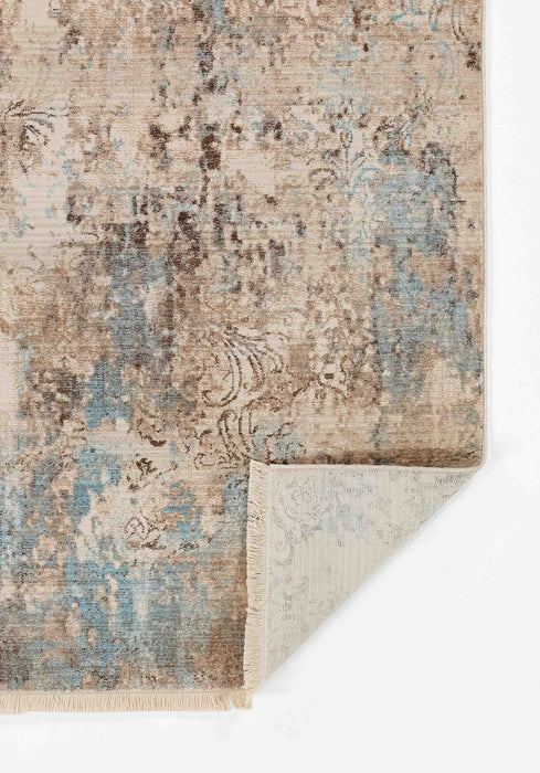 Malia Traditional 8'0\" x 10'0\" Area Rug in Blue Indoor Area Rug
