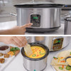 Kenmore Programmable 7 qt Slow Cooker & Dipper Black/Silver | Kenmore programmable 7 qt mijoteuse et chauffe-sauce, noir et argent