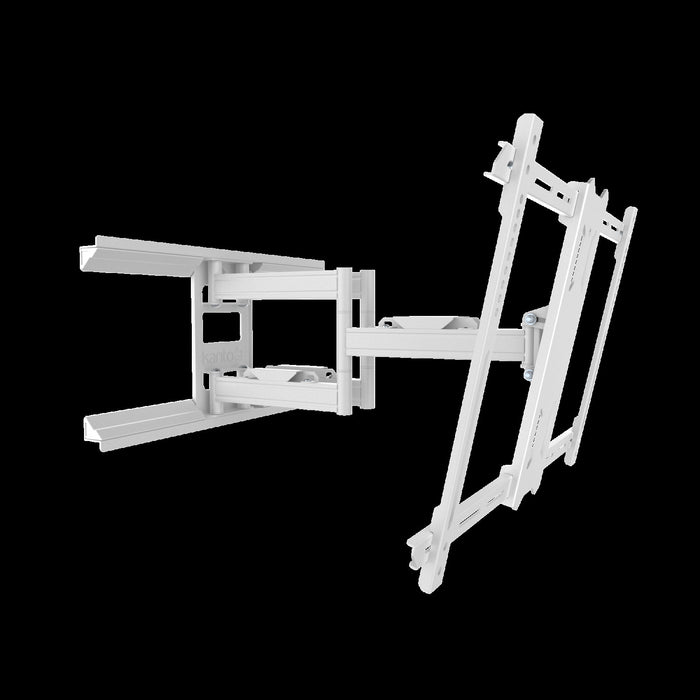 Kanto PDX650W Full Motion TV Wall Mount for 40\" - 90\" TVs, White Tv Mount