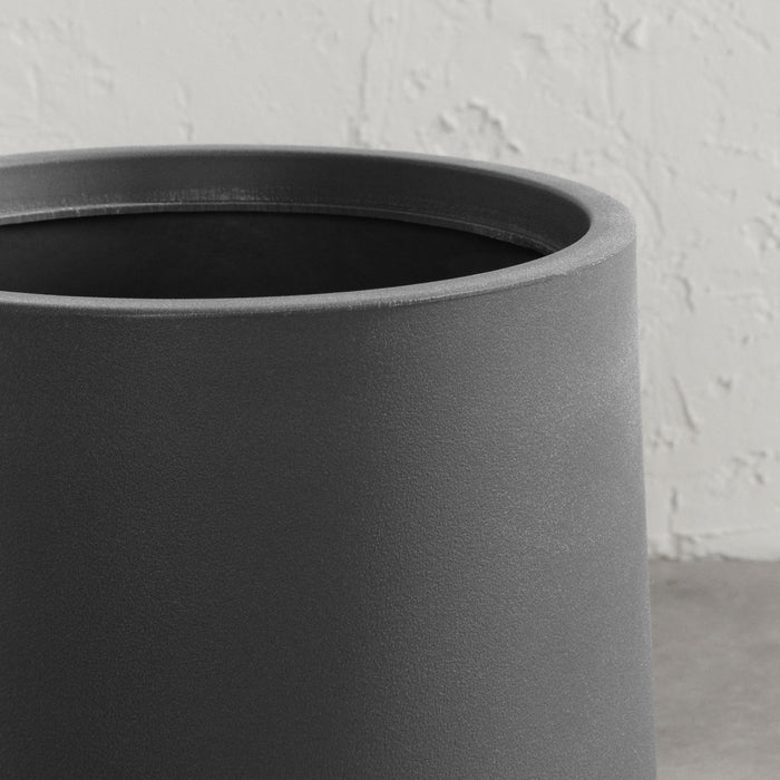 Dalya 2-Piece Planter - Dark Grey