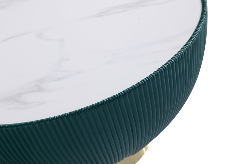 Anderson Modern 2-Piece Coffee Table & End Table Set in Green