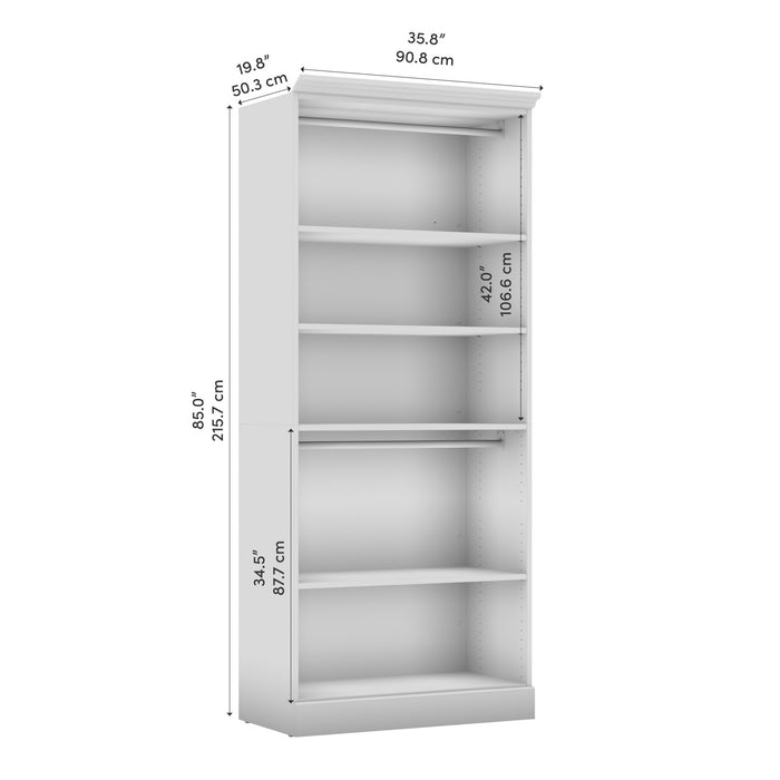 Bestar Versatile 36 W Closet Organizer - White