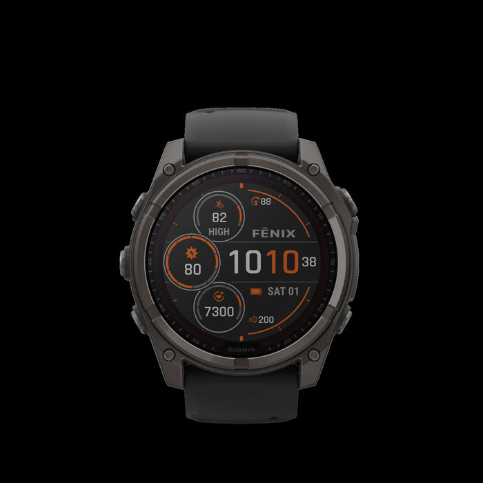Garmin Fēnix 8 Solar Sapphire Smartwatch 51mm - Gps, Compass, Gyroscope And Barometric Altimeter 
