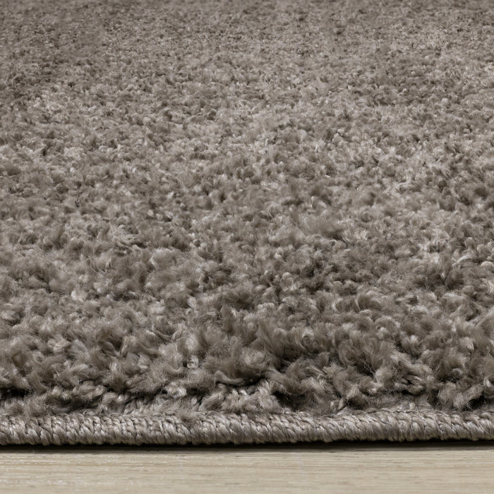Brooklyn Taupe Shag Area Rug - 5'3\" x 7'7\"