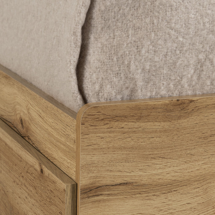 Tassio 3-Drawer Twin Mates Bed - Nordik Oak