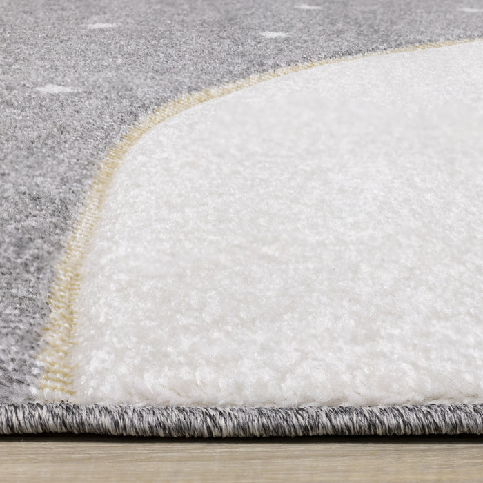 Kids Bear Bunny Soft Touch Rug, 3'11\" x 5'7\" Indoor Area Rug