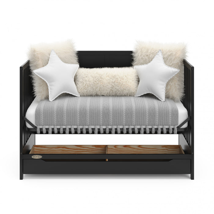 Graco Melrose 5-in-1 Convertible Crib with Drawer - Black