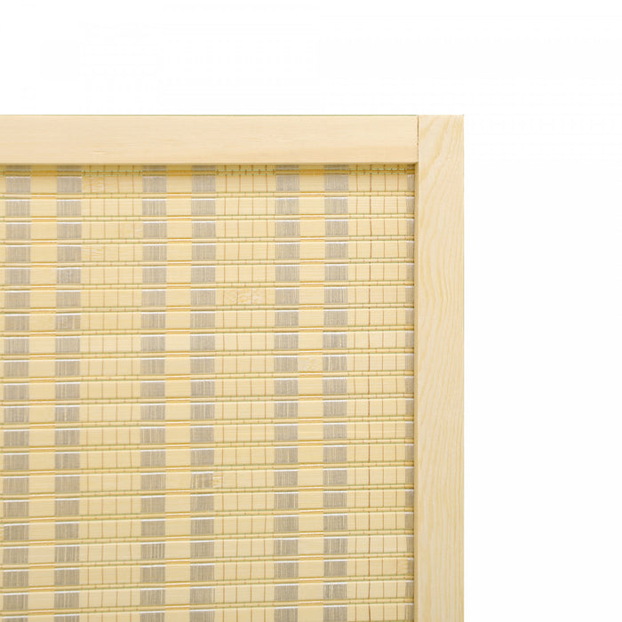 Homcom 6 Ft 4 Panel Room Divider Screens With Hand Woven Bamboo