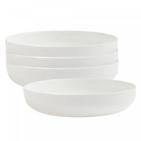Oslo Opal Glass Pasta Bowls, Set of 4