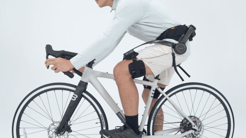 Hypershell AeroFlex Hip Belt - Adjustable Cycling Stability Belt for X & X S Series Exoskeletons - Black