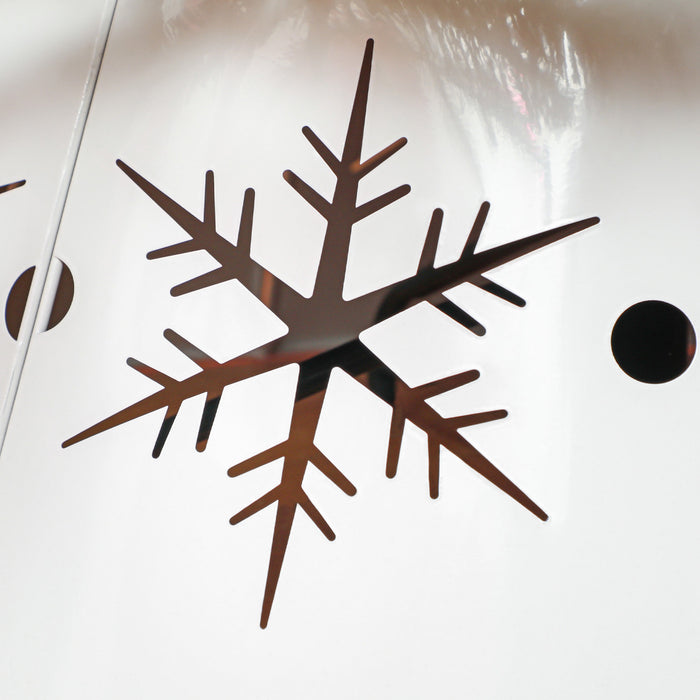 Homcom 26\" Christmas Tree Collar With Hollow Snowflake Patterns For Home