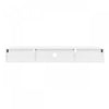 Evan Floating TV Stand with LED Lighting and Storage Doors,White | Evan meuble TV mural flottant – meuble avec eclairage LED et portes de rangement, blanc