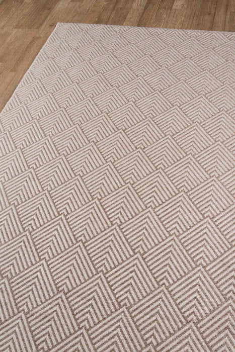 Laura Contemporary 2'0\" x 10'0\" Runner Rug in Ivory Indoor Area Rug