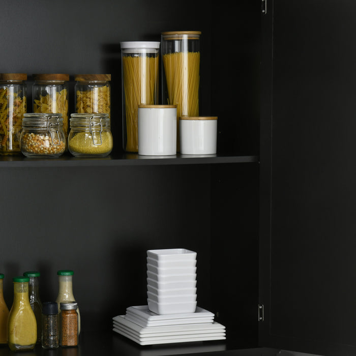 HOMCOM 72\" Kitchen Pantry Storage Cabinet with Drawer, Adjustable Shelves