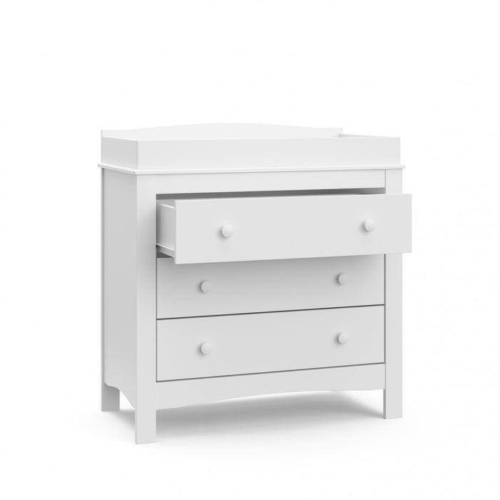 Graco Noah 3 Drawer Chest with Changing Topper - White