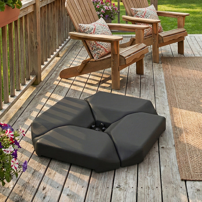 Outsunny 4PCs Cantilever Umbrella Base Weights for Offset Banana Parasol