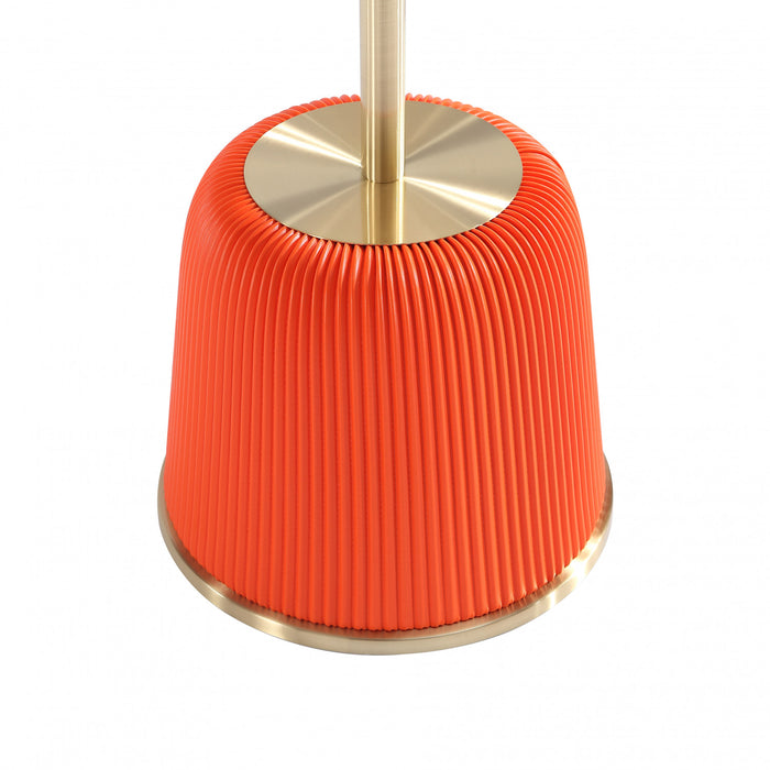 Anderson Modern 2-Piece End Table in Orange