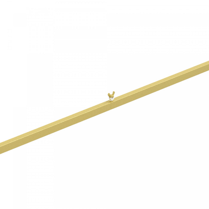 Outsunny 6.6ft X 6.6ft Gold Wedding Arch Backdrop Stand For Birthday Party