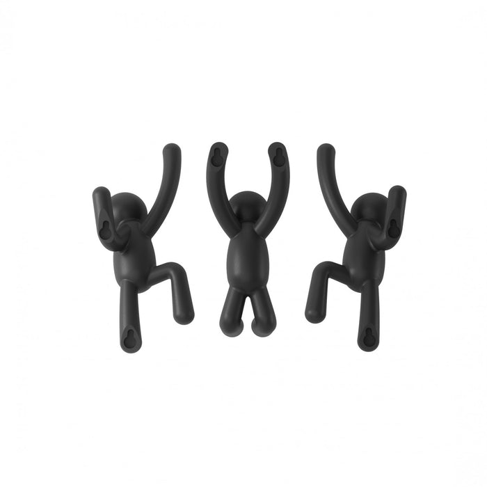 Umbra Buddy Wall Hooks - Black