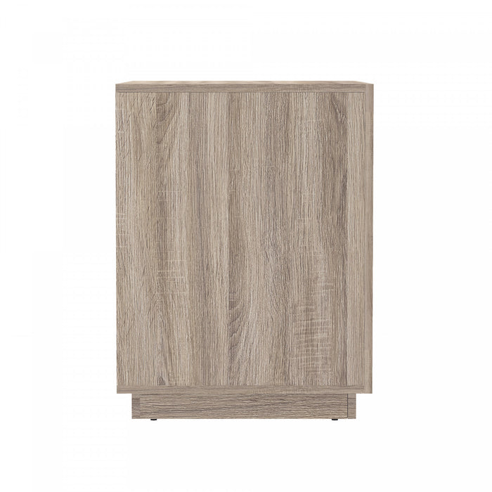 Soren Contemporary 26\" Nightstand in Natural Oak (1-Drawer)