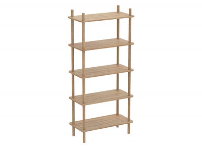 52” Open Bookcase With 5 Shelves - Natural |  Bibliothèque ouverte de 52 po avec 5 tablettes - naturelle