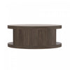Alure Contemporary 36" Round Coffee Table in Walnut | Table basse ronde contemporaine Alure 36" en noyer