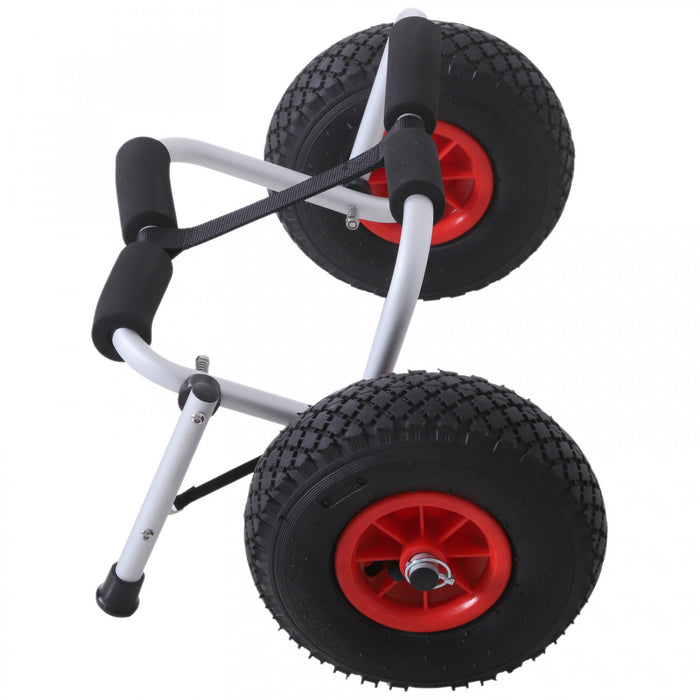 Soozier Rolling Kayak Cart Boat Canoe Carrier Tote