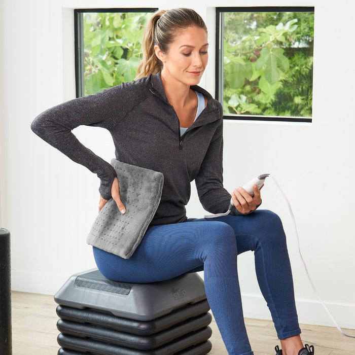 PureRelief Plush Heating Pad Fitness