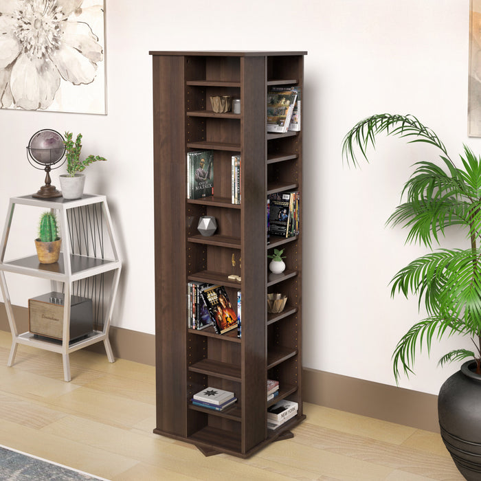 36 Adjustable Shelves Multimedia Storage - Espresso