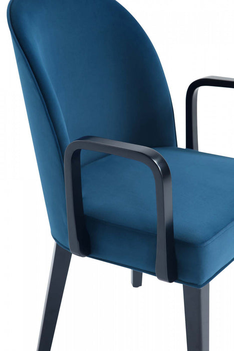 Hillman Modern 6-Piece Dining Chair Set in Blue