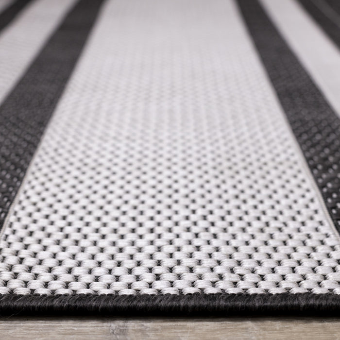 Jackson Striped Indoor/Outdoor Area Rug - 6'7\" x 9'6\"