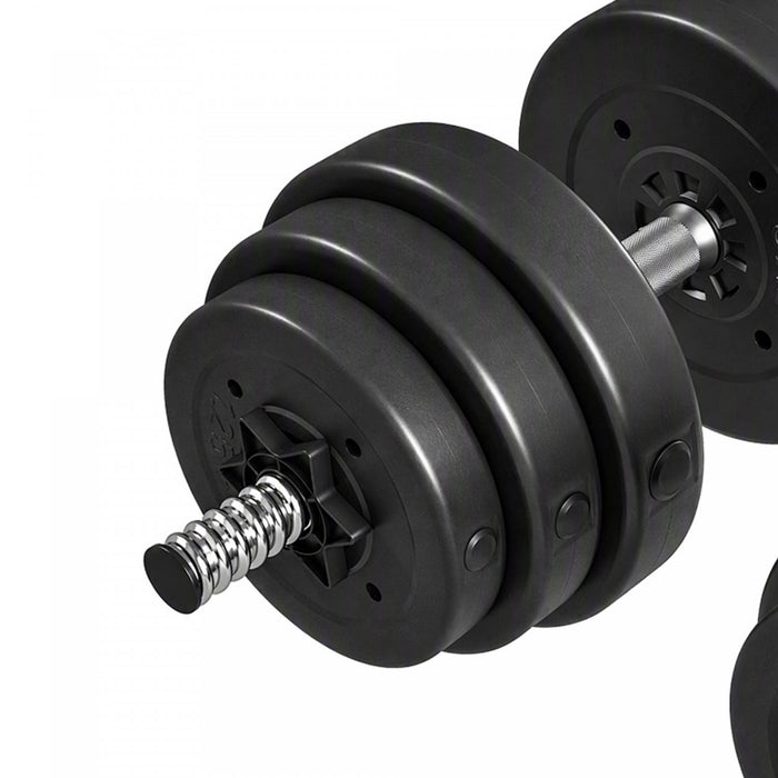 Soozier 3-in-1 Adjustable Dumbbell Set, 110 lb Weights Dumbbells Set