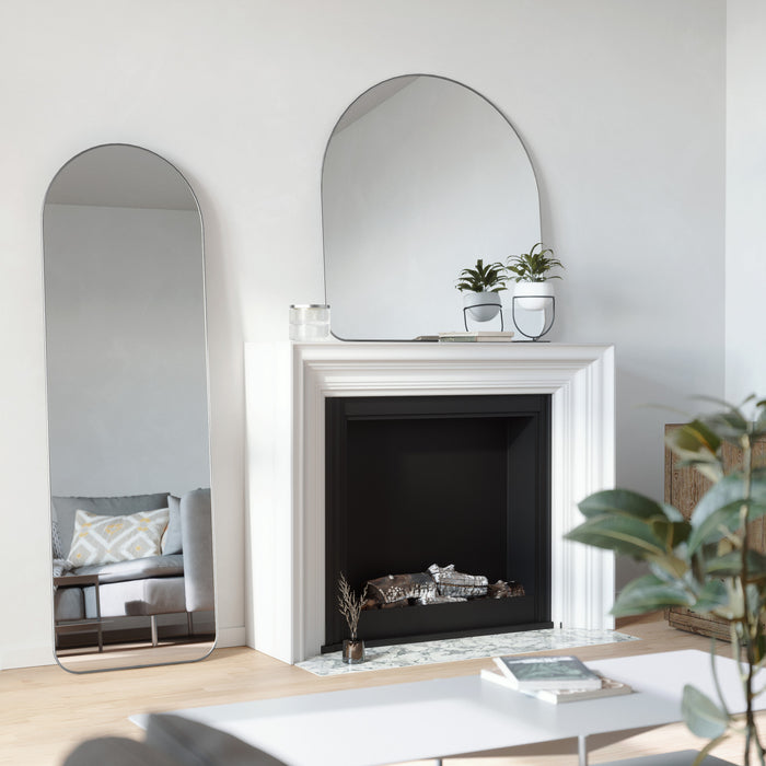 Umbra Hubba Arched 20\" x 62\" Mirror - Metallic