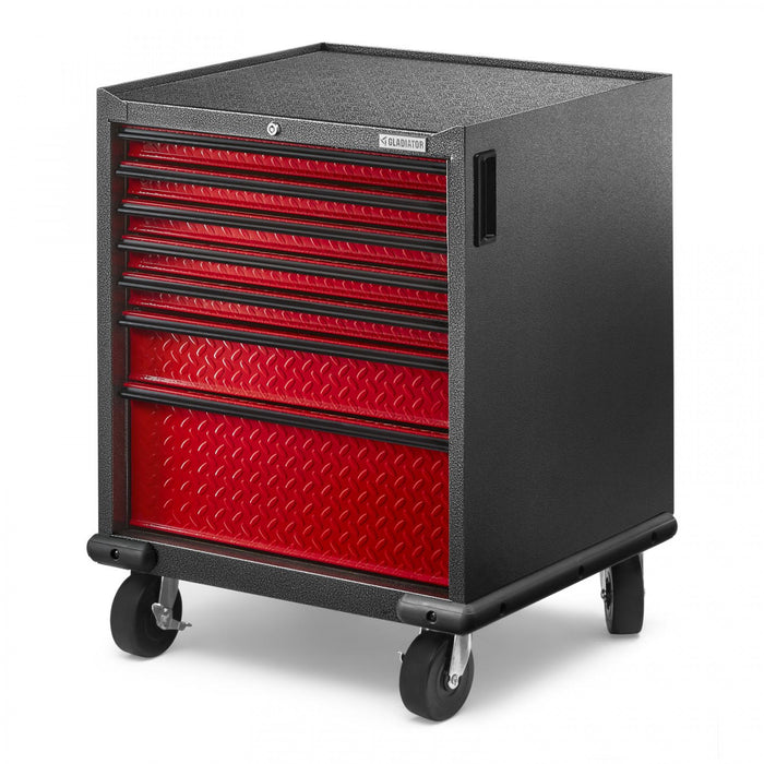 Gladiator Premier 7-Drawer Modular Tool Storage Cabinet - Red Tread