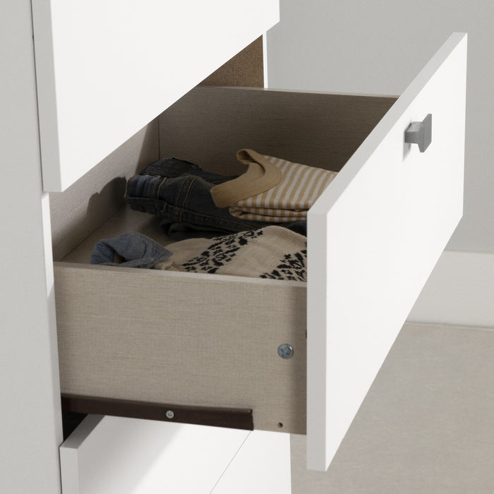 Spark 5-drawer Chest - Pure White 
