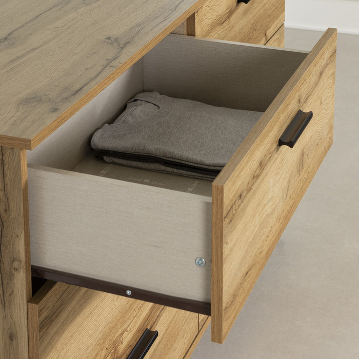 Musano 6-Drawer Dresser - Nordik Oak