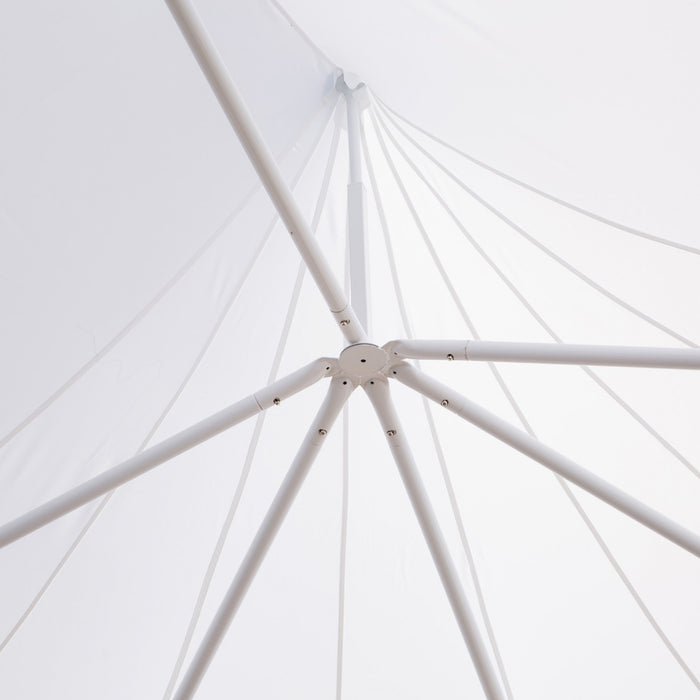 Outsunny 29.2ft High Peak Decagon Event Party Tent, Large Outdoor Canopy Tent Shelter With 10 Removable Walls, White Tents For Parties, Wedding, Events, Bbq Grill