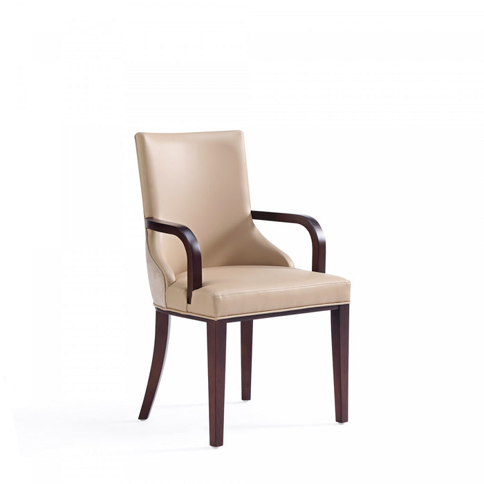Shubert Modern 6-Piece Dining Chair Set in Tan